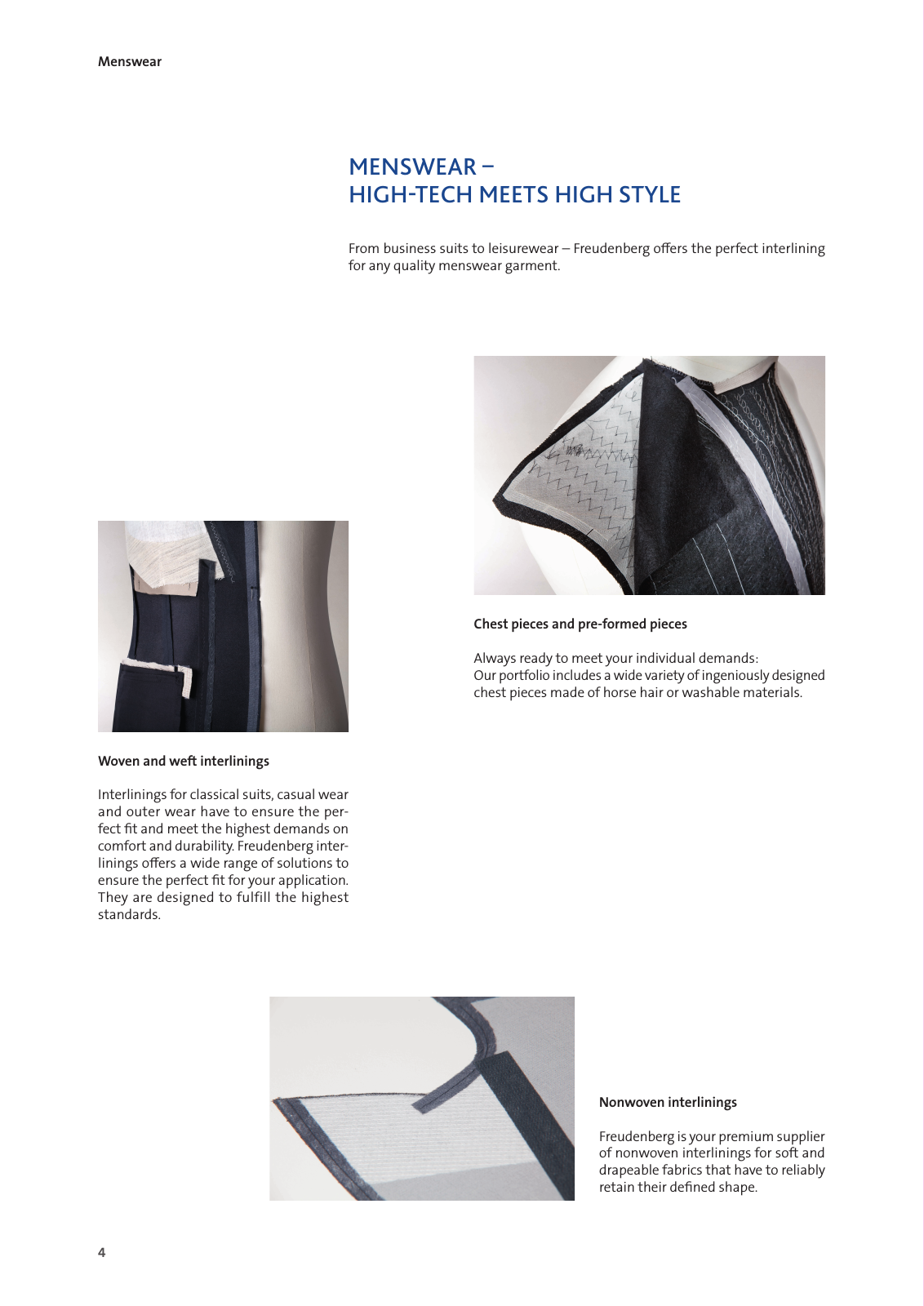 Vorschau FREUDENBERG apparel brochure Seite 4